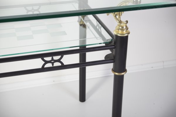 Modern Italian Style Glass Table, 1980s-IND-911625