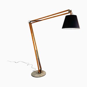 Modern Italian Wooden and Iron Floor Lamp Golia, 2000s-GDD-1343260