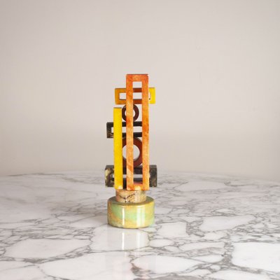 Modern Marble Totem Sculpture, 1970s-JQO-1821108