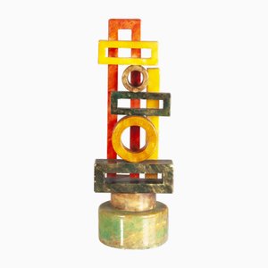 Modern Marble Totem Sculpture, 1970s-JQO-1821108