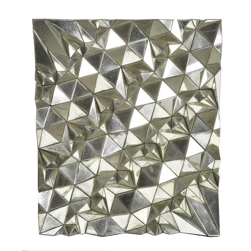 Modern Mirror with Triangular Facets