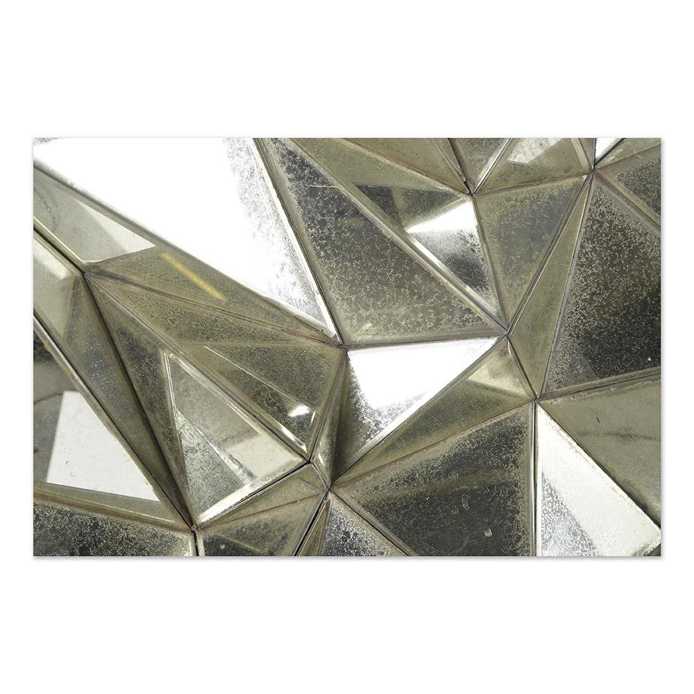 Modern Mirror with Triangular Facets