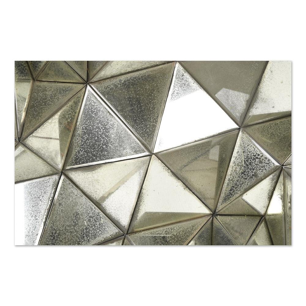 Modern Mirror with Triangular Facets