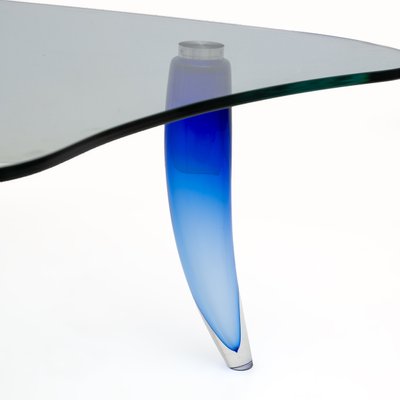 Modern Murano Glass Coffee Table attributed to Seguso for Roche Bobois, 1990s-FER-2018331