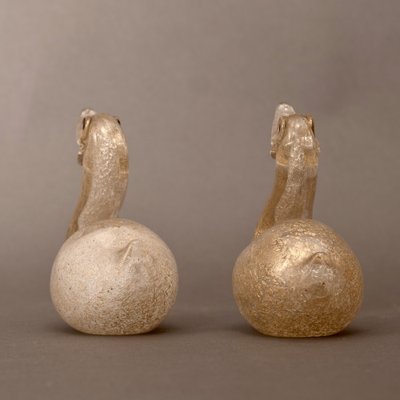 Modern Murano Glass Sculptures from Archimede Seguso, Set of 2-MAX-1259728