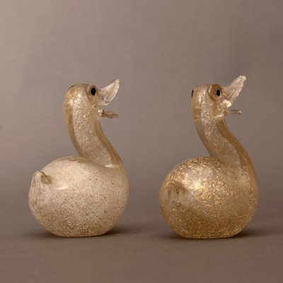 Modern Murano Glass Sculptures from Archimede Seguso, Set of 2-MAX-1259728