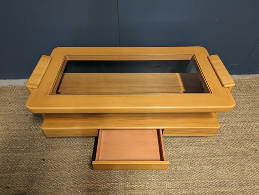 Modern Oak Coffee Table-HLV-1722976