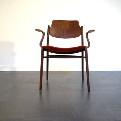 Modern Plywood Armchair by Hartmut Lohmeyer for Wilkhahn, 1950s-CIP-2023718