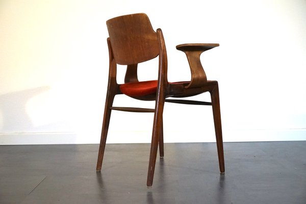 Modern Plywood Armchair by Hartmut Lohmeyer for Wilkhahn, 1950s-CIP-2023718