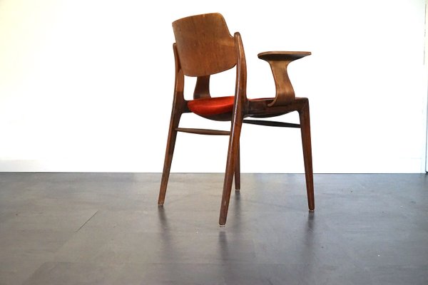 Modern Plywood Armchair by Hartmut Lohmeyer for Wilkhahn, 1950s-CIP-2023718