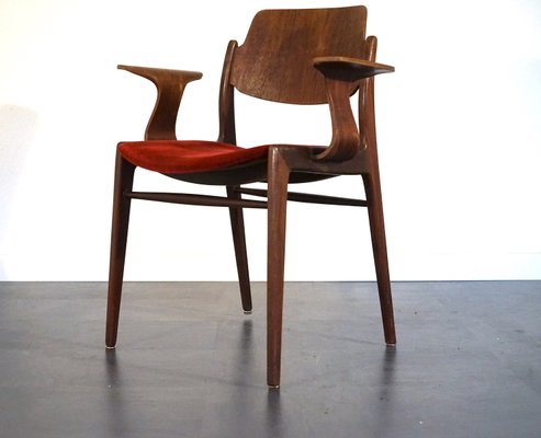 Modern Plywood Armchair by Hartmut Lohmeyer for Wilkhahn, 1950s-CIP-2023718