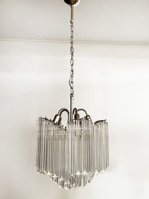 Modern Quadriedri Glass Chandelier, 1980s-FHZ-1250224