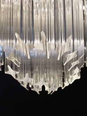 Modern Quadriedri Glass Chandelier, 1980s-FHZ-1250224