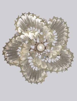 Modern Quadriedri Glass Chandelier, 1980s-FHZ-1250224