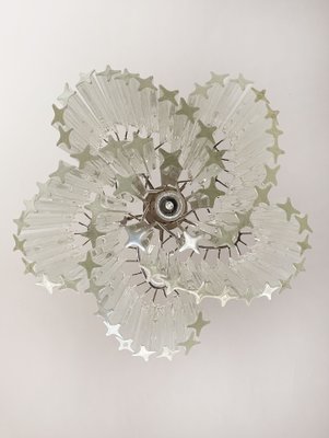 Modern Quadriedri Glass Chandelier, 1980s-FHZ-1250224