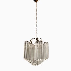 Modern Quadriedri Glass Chandelier, 1980s-FHZ-1250224