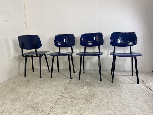 Modern Revolt Dining Chairs by Friso Kramer for Ahrend De Cirkel, 1990s, Set of 4-DE-1397236