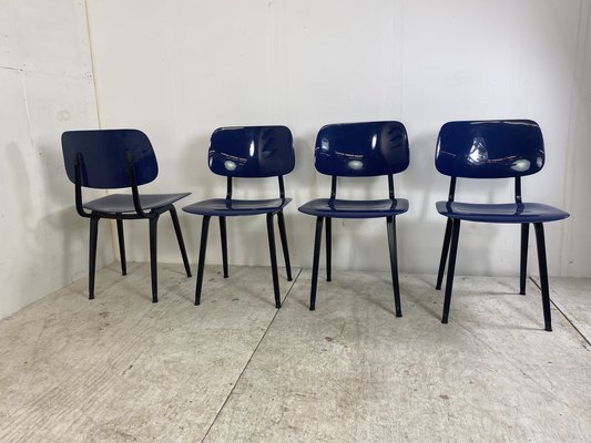 Modern Revolt Dining Chairs by Friso Kramer for Ahrend De Cirkel, 1990s, Set of 4-DE-1397236