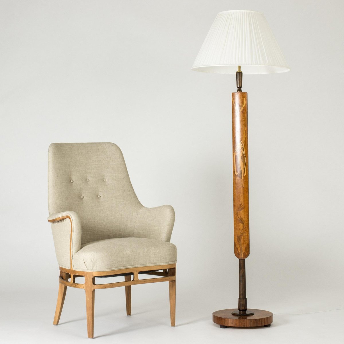 Modern Scandinavian Armchair by Carl-Axel Acking, 1950s