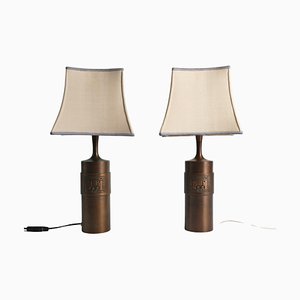 Modern Scandinavian Bronze Lamps 750 by Stig Blomberg, 1960s, Set of 2-RUK-1813228