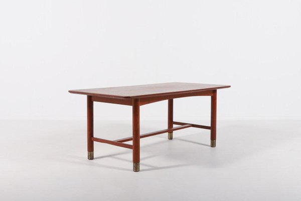 Modern Scandinavian Teak Coffee Table by Carl-Axel Acking, Sweden, 1960s-KMC-956857