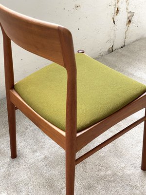 Modern Scandinavian Teak Dining Chairs by Kai Kristiansen for k.s. Furniture, 1960s, Set of 4-JJ-2016166