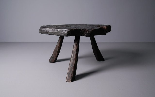 Modern Sculptural Rustic Coffee Table in the style of Alexandre Noll-KQB-1413856