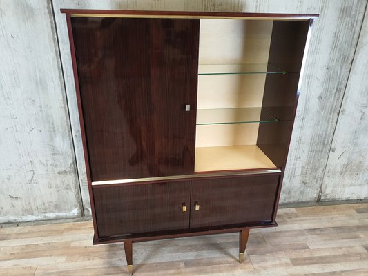 Modern Showcase in Wood, 1950s-ZUW-1332858