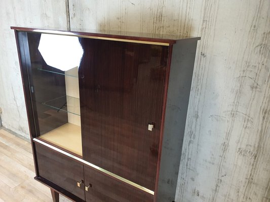 Modern Showcase in Wood, 1950s-ZUW-1332858