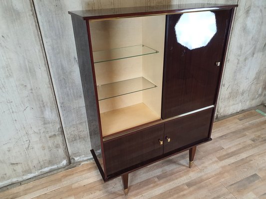 Modern Showcase in Wood, 1950s-ZUW-1332858