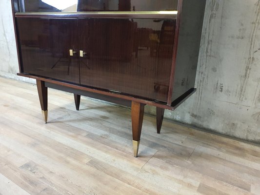 Modern Showcase in Wood, 1950s-ZUW-1332858