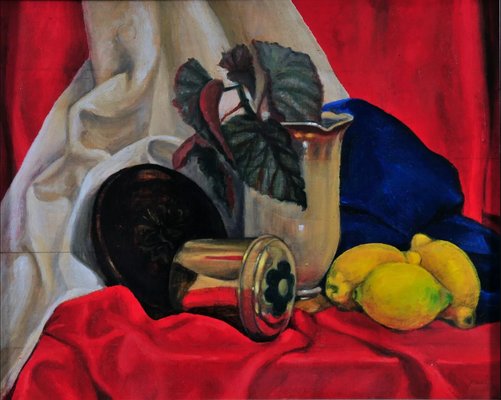 Modern Still Life, 1920s, Oil Painting-QOR-2026885