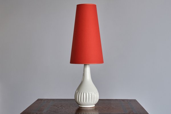 Modern Swedish Ceramic Table Lamp by Anna-Lisa Thomson for Upsala Ekeby, 1940s-FMT-1784062