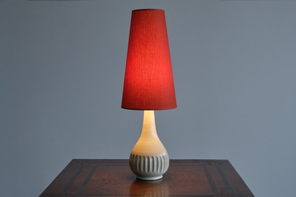 Modern Swedish Ceramic Table Lamp by Anna-Lisa Thomson for Upsala Ekeby, 1940s-FMT-1784062