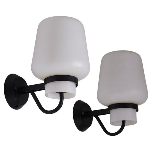 Modern Swedish Outdoor Wall Lamps attributed to Asea, 1960s, Set of 2