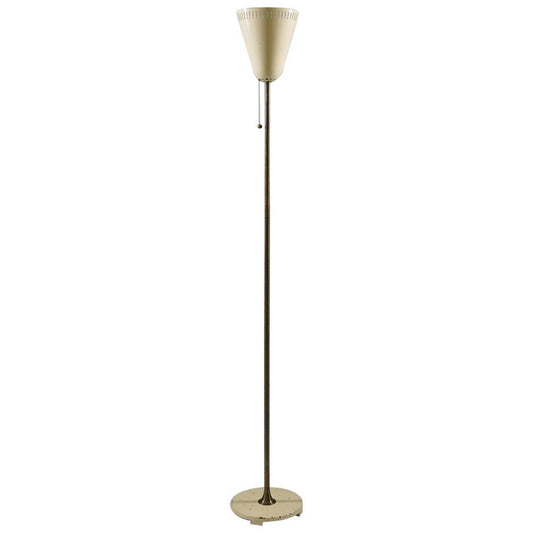 Modern Swedish Uplight Floor Lamps in Brass attributed to Asea, 1940s