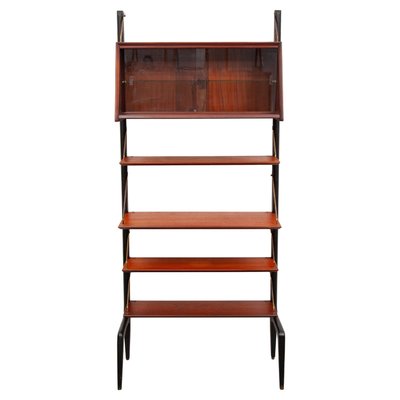 Modern Teak Wall Unit attributed to Louis Van Teeffelen for Webe, 1959-KL-2022220