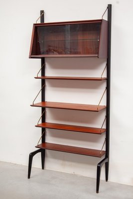 Modern Teak Wall Unit attributed to Louis Van Teeffelen for Webe, 1959-KL-2022220