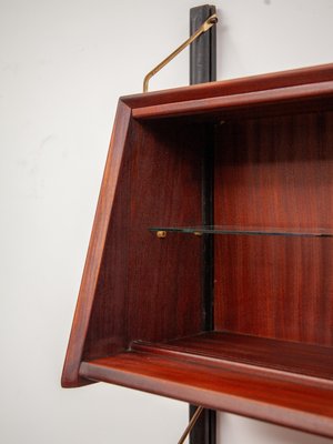 Modern Teak Wall Unit attributed to Louis Van Teeffelen for Webe, 1959-KL-2022220