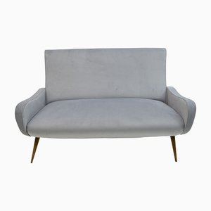 Modern Velvet Sofa in the Style of Marco Zanuso, 1950s-FER-1192074