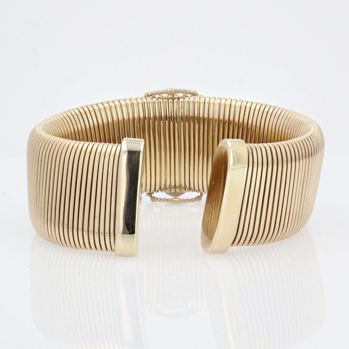 Modern Vermeil Scarab Beetle Bracelet