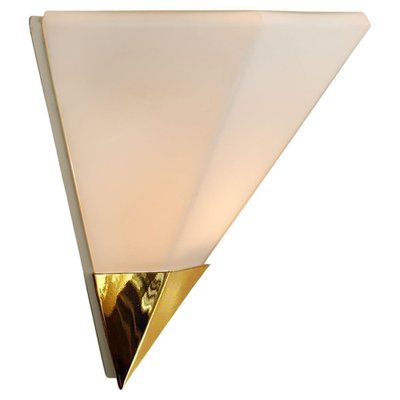 Modern White Glass Wall Lamps from Glashütte Limburg, 1970-VDW-1162597