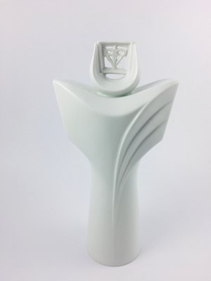 Modern White Porcelain Figure from Hungary, 1960s-UWE-1399100