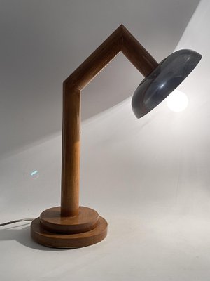 Modern Wooden Table Lamp, France, 1940s-TXN-1807013