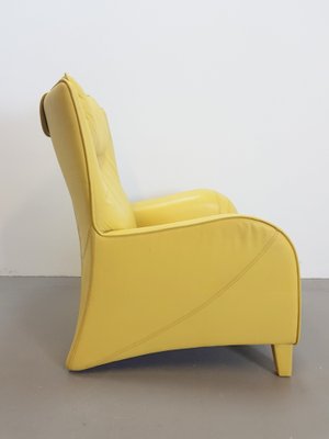 Modern Yellow Leather Lounge Chair from De Sede, 1980s-AXJ-1727879