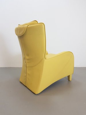 Modern Yellow Leather Lounge Chair from De Sede, 1980s-AXJ-1727879