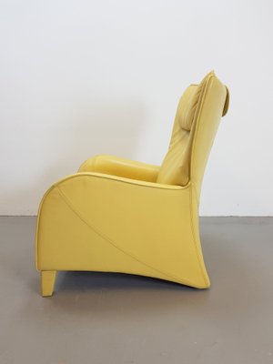 Modern Yellow Leather Lounge Chair from De Sede, 1980s-AXJ-1727879