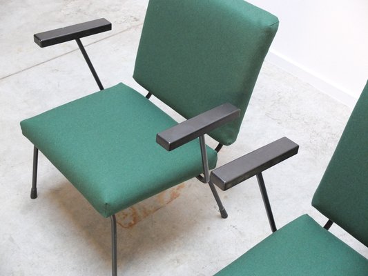 Modernist 1401 Easy Chairs by Wim Rietveld for Gispen, 1950s, Set of 2-MHV-1231742