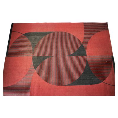 Modernist Abstract Geometric Carpet, 1970s-TZ-592158