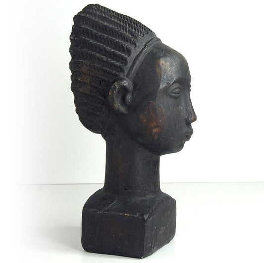 Modernist Akan Head Sculpture, Ghana, 1980s